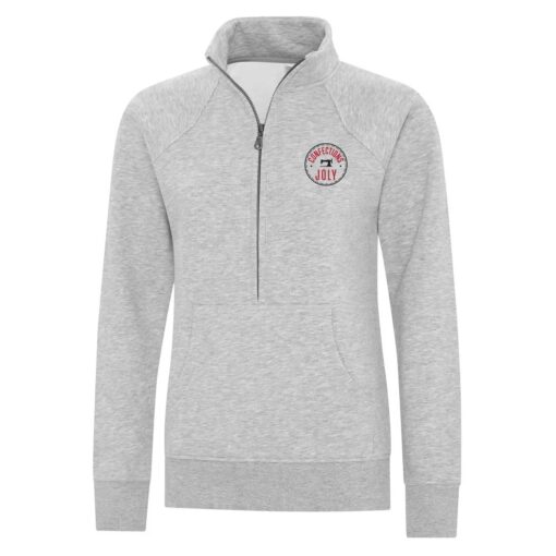 Veste 1/2 de zip femme logo coeur – Image 3