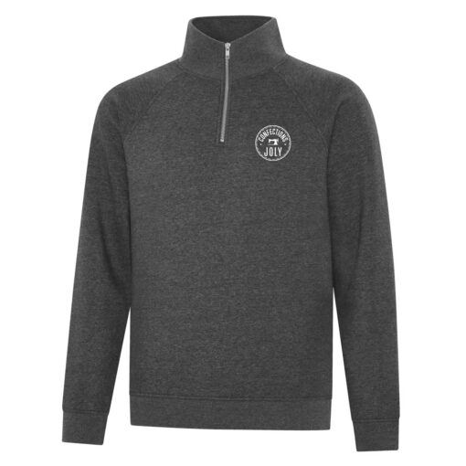 Veste 1/4 de zip logo coeur – Image 5